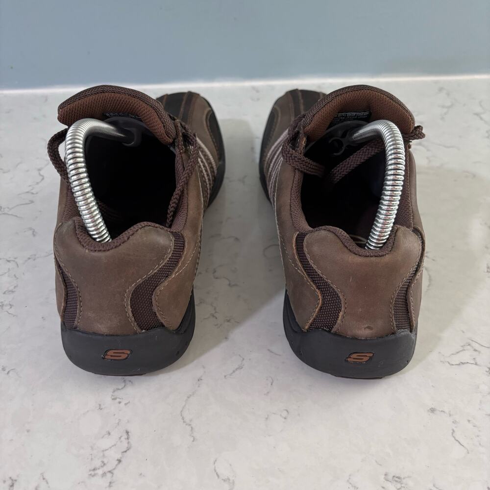 SKECHERS  Cush Shock Mens 8 Brown Casual Comfort Walking Shoe Sneaker - Picture 4 of 12